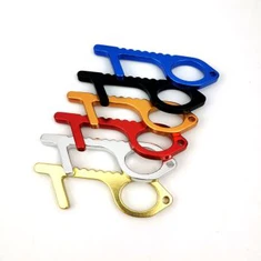 Apriporta EDC in alluminio antimicrobico manuale Hygiene