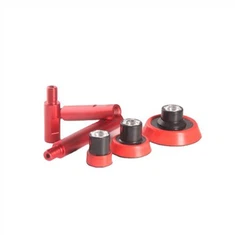 Albero di prolunga in acciaio inossidabile M6 rosso per lucidatrice rotativa per auto